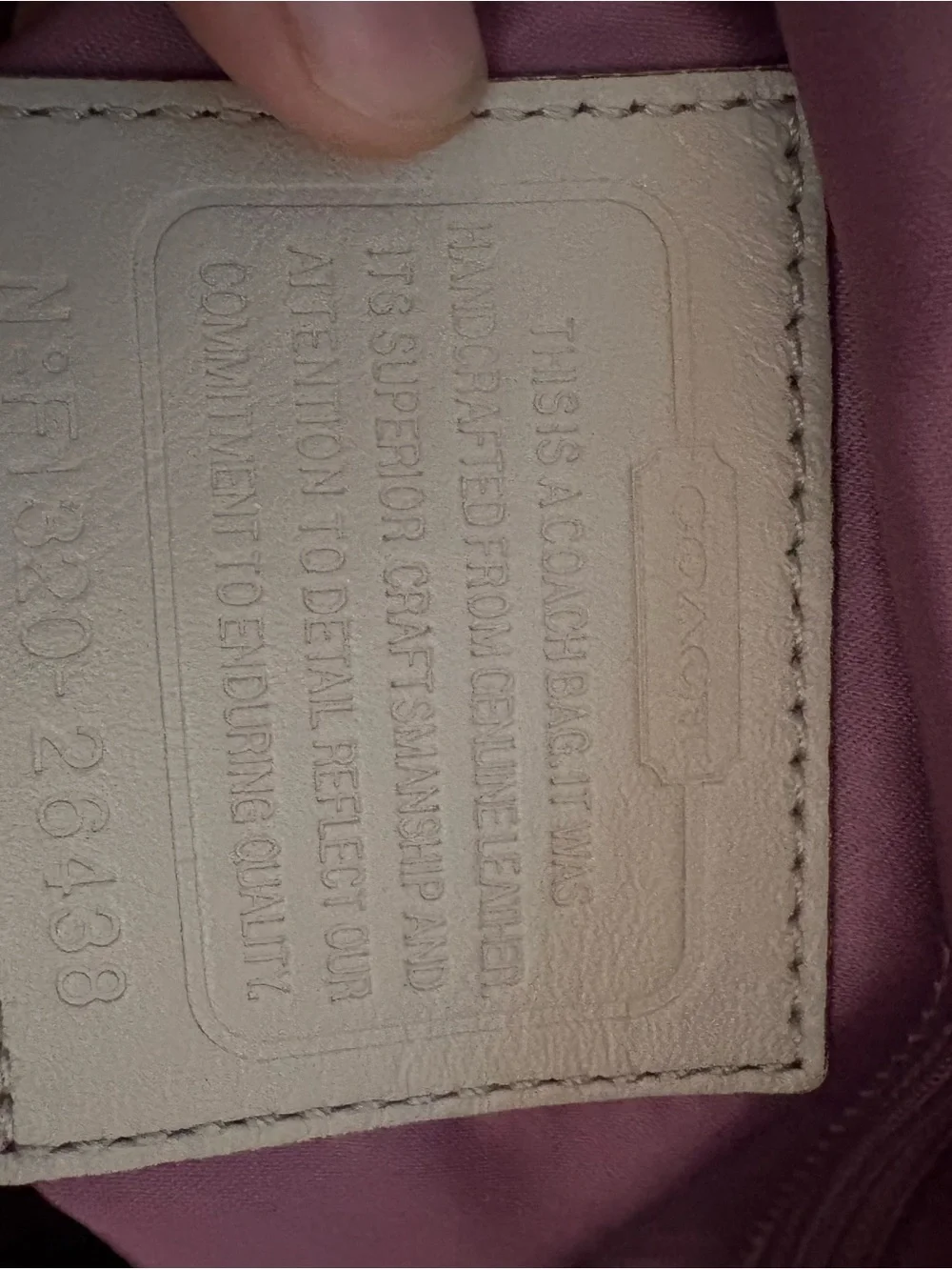 Coach poppy Beige Sequin Logo Satchel with Matching Wristlet